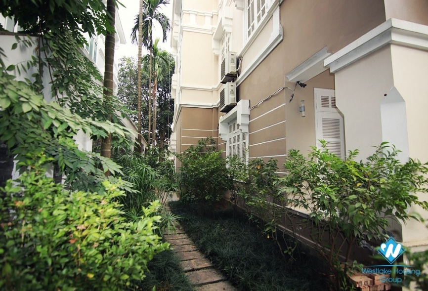 High quality and spacious house for rent in Ciputra, Tay Ho, Hanoi - Unfurnished